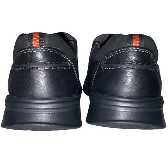 Clarks Leather Black Slip On Loafers Mens 11 Cotrell Step Cushioned Comfort NWOT main image 5